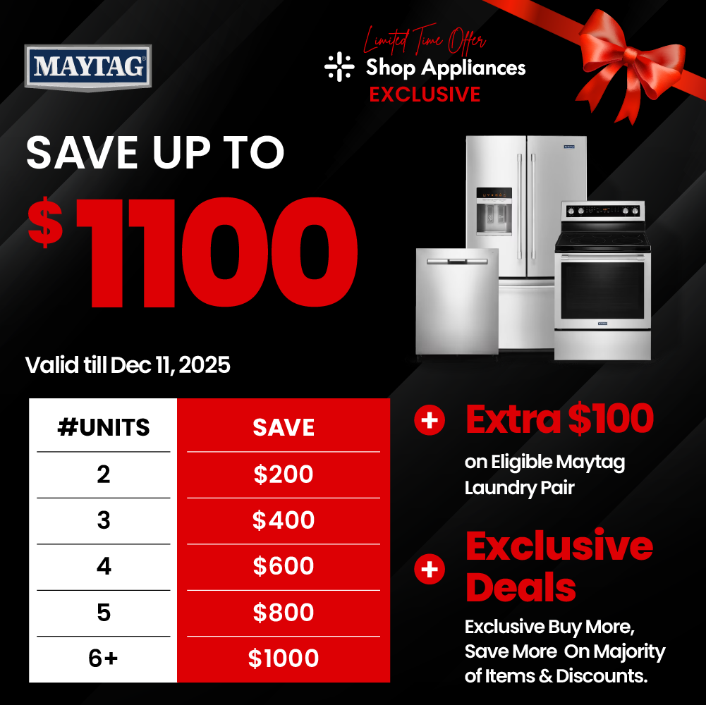 Maytag buy more save more promotion